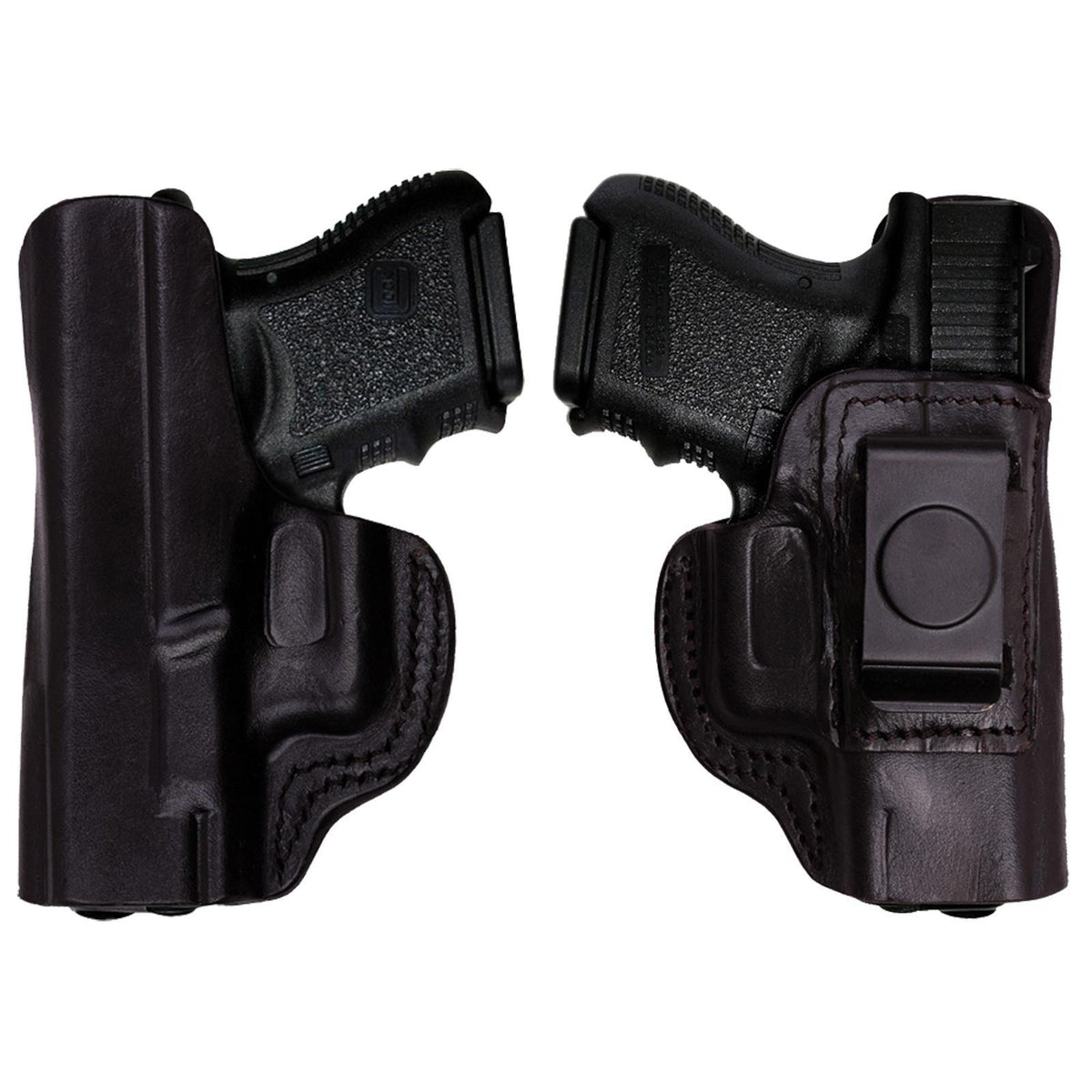 Tagua IWB Concealed Carry Leather Holster - Glock 26/27/33 Black RH
