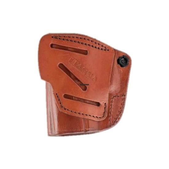 Tagua Brown Leather 4-Position IWB Holster with Snap for CZ 75 RH