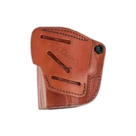 Tagua Brown Leather 4-Position IWB Holster with Snap for CZ 75 RH