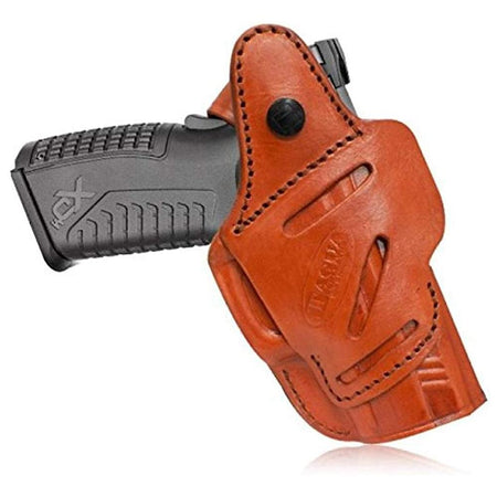 Tagua S&W J Frame 4in1 IWB Snap Concealment Holster Brown Right Hand