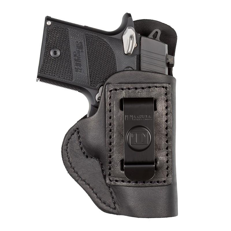 Tagua Super Soft Leather Inside Waistband Holster Ruger LC9 Black Right