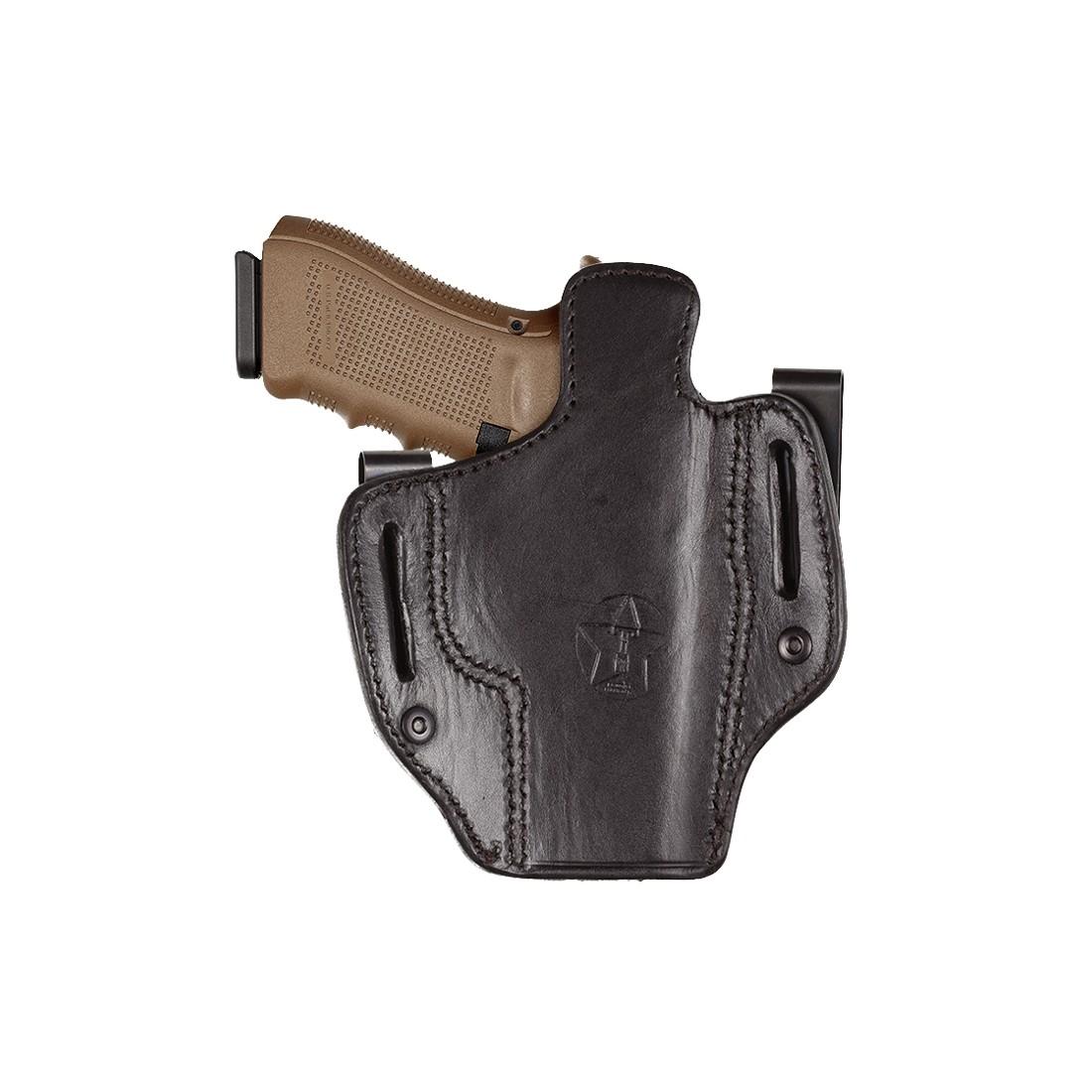 TX 1836 by Tagua Crusader Belt Holster for Glock 19-23-32 Black Right Hand