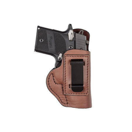 Tagua TX 1836 Soft Carry Holster Glock 26 XD Double Stack Compact Pistols Brown Right Hand