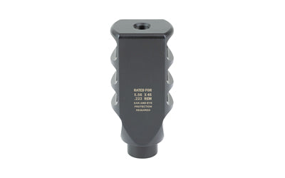 Ultradyne Pegasus Compensator Muzzle Brake, Timing Nut Included, AR, 223/556 NATO, 1/2x28, 1.25" OD, 416 SS, Nitride UD11010