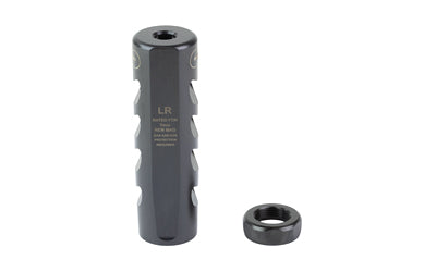 Ultradyne Apollo LR Compensator Brake, 7mm, 5/8x24 Thread, 416 Stainless Steel, Black Finish UD11240