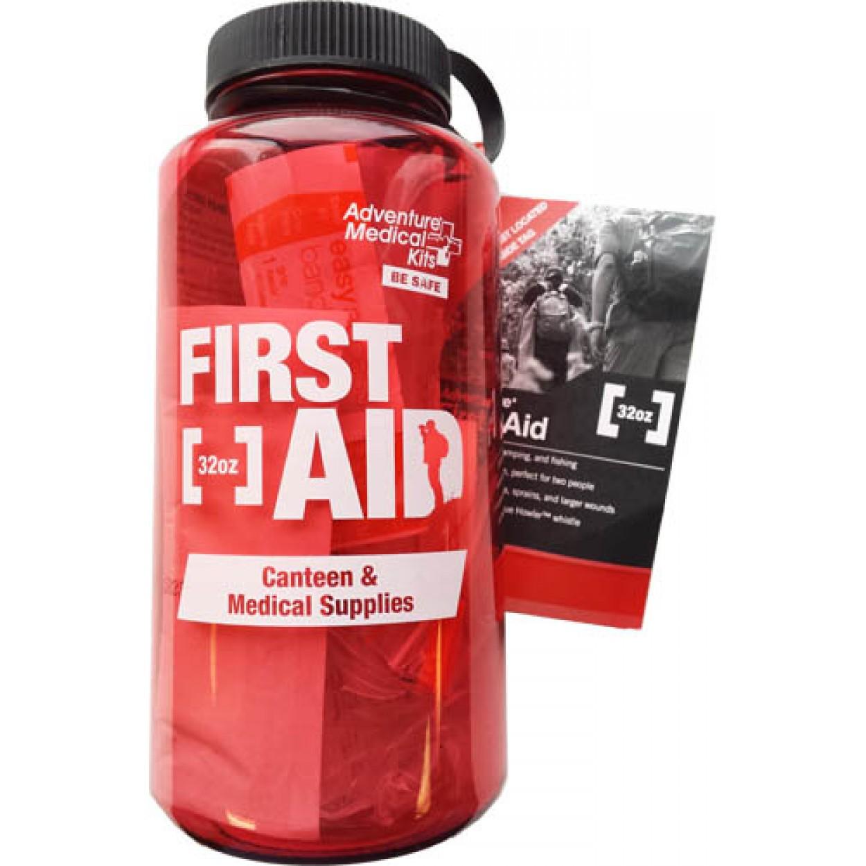 Ready Brands Adventure Medical Kits 32 oz Water Bottle First Aid Kit Outdoor