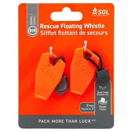 SOL Squall Orange Dual-Tone Signaling Whistle 2 Count