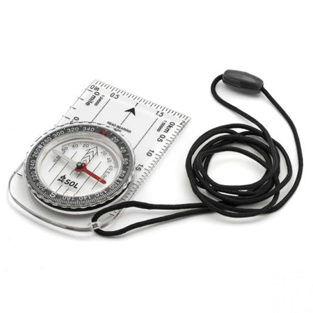 SOL Liquid-Filled Base Map Compass for Backcountry Navigation