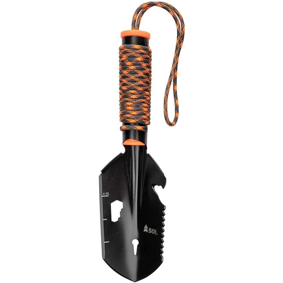 SOL Stoke Multi-Tool Shovel with Fire Starter and Tinder Storage