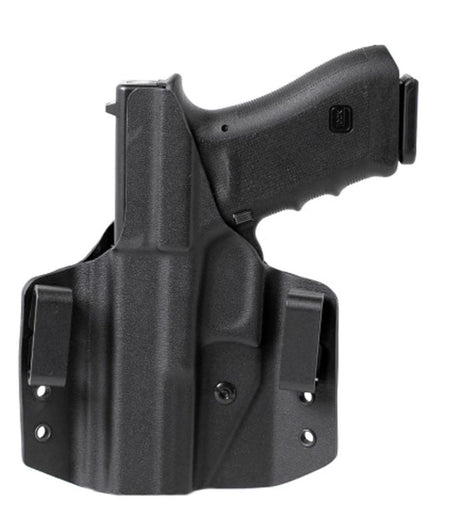 Uncle Mike's 54CCW67BGR Concealed Carry OWB Holster Black Boltaron Belt Slide Glock 42 RH