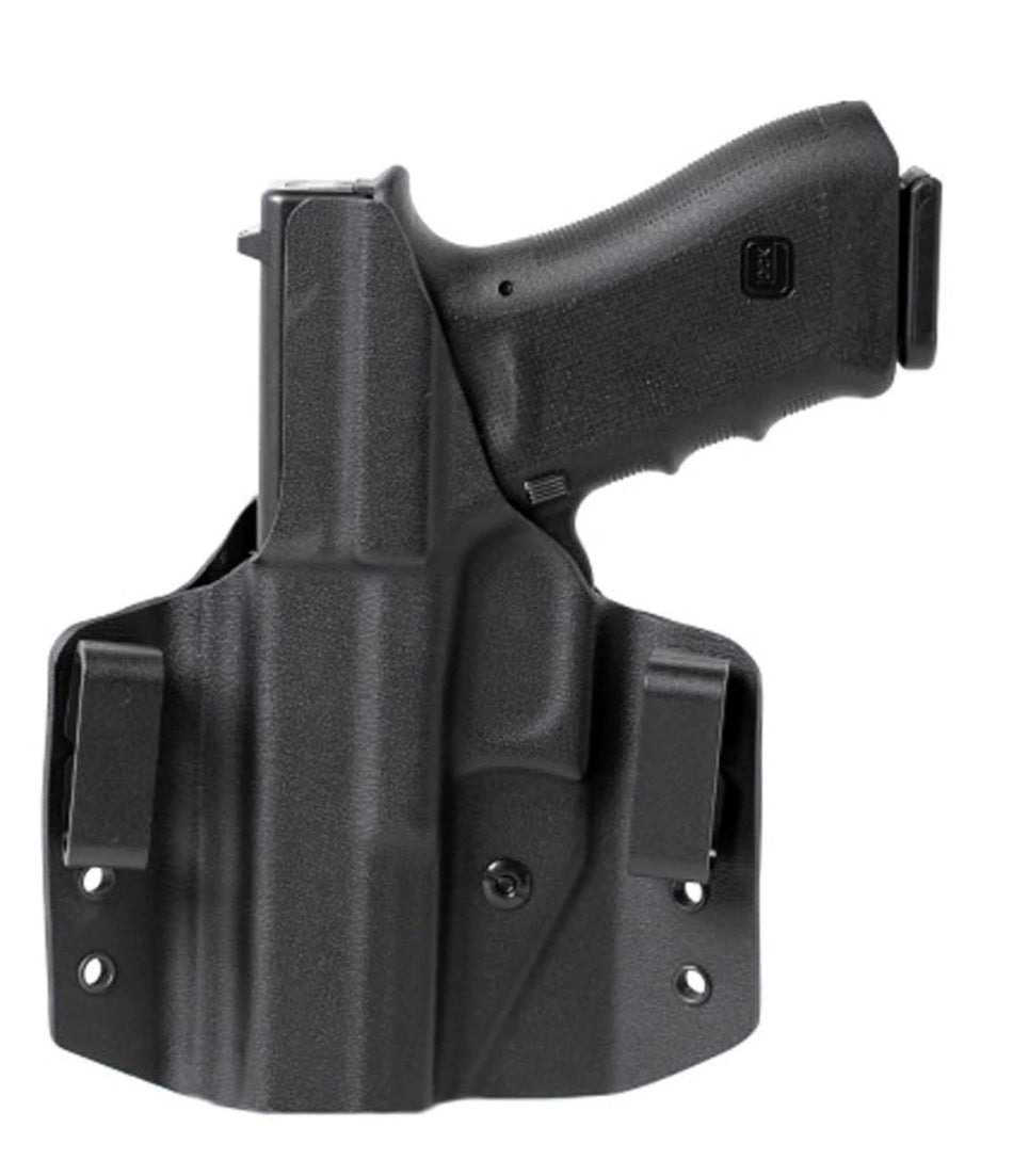 Uncle Mike's 54CCW67BGR Concealed Carry OWB Holster Black Boltaron Belt Slide Glock 42 RH