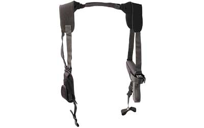 Uncle Mike's Ambidextrous Horizontal Pro Pak Shoulder Holster Black Size 1 Medium Auto 4 Inch Barrel 77010