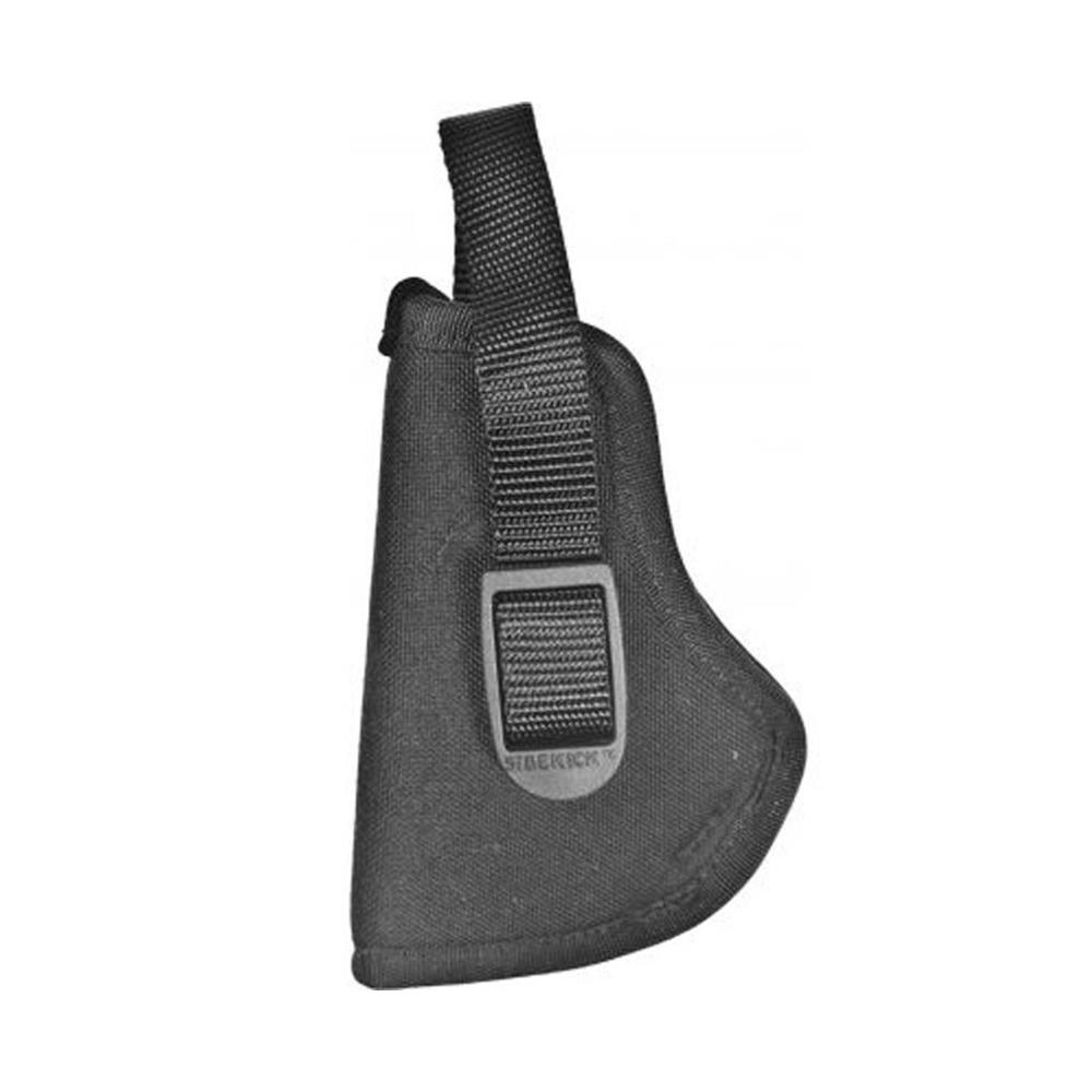 Uncle Mike's Sidekick RH Hip Holster Med/Large Auto Pistols 3.25"-3.75" Barrel Black Nylon