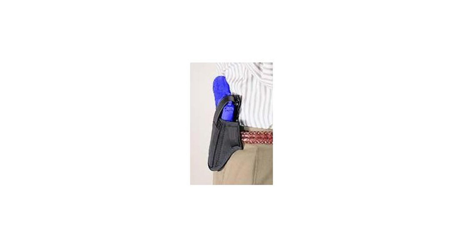 Uncle Mike's 8605 AM5 Plain Black Nylon Belt Slide Gun Holster