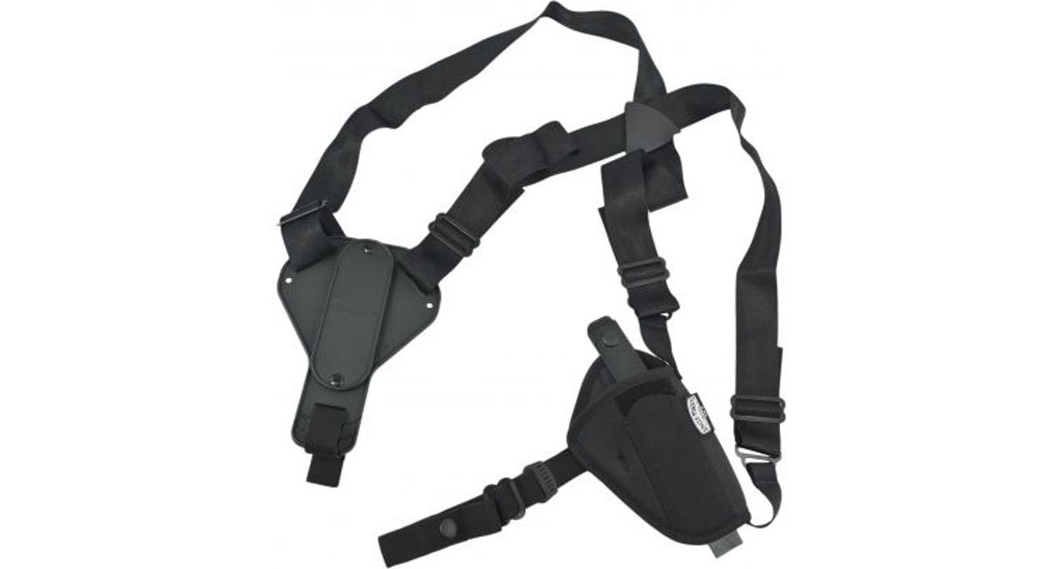 Uncle Mike's AM#15 Plain Black Nylon Shoulder Holster Model 8715