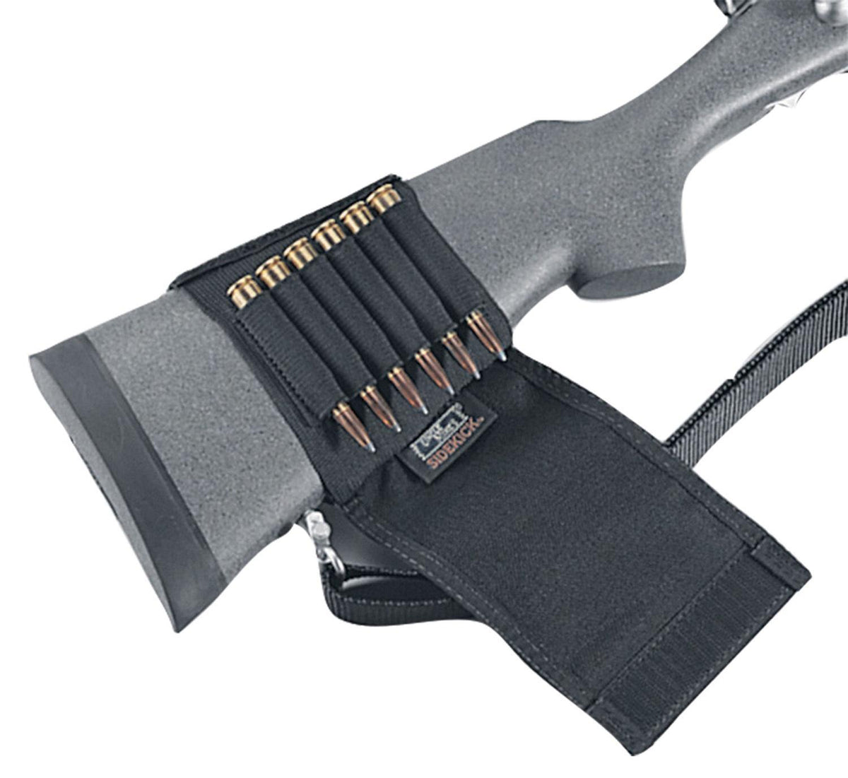 Uncle Mike's Black Rifle Buttstock Cartridge Carrier