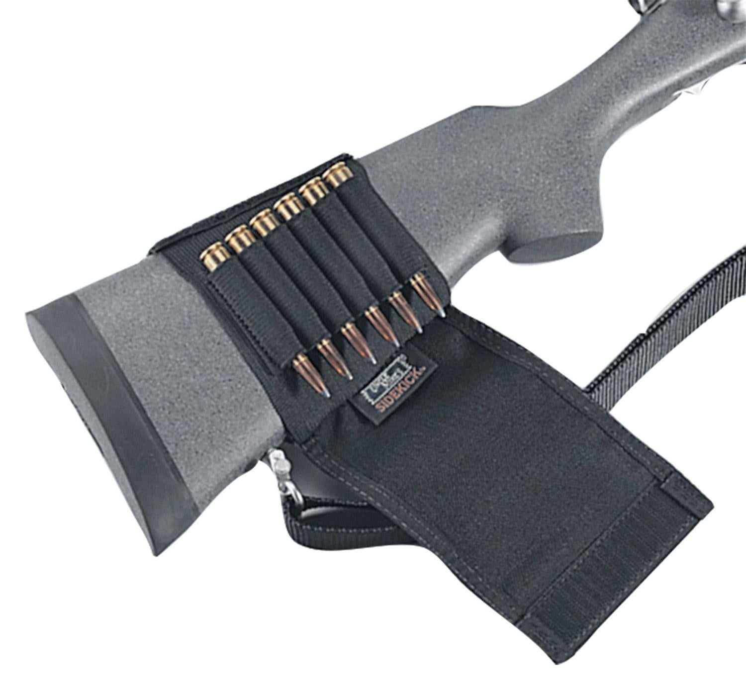 Uncle Mike's Black Rifle Buttstock Cartridge Carrier