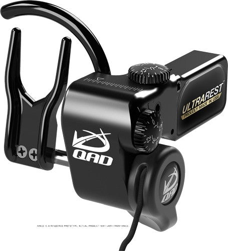 QAD MXT Ultrarest Micro Adjustment Drop-Away Arrow Rest RH Black