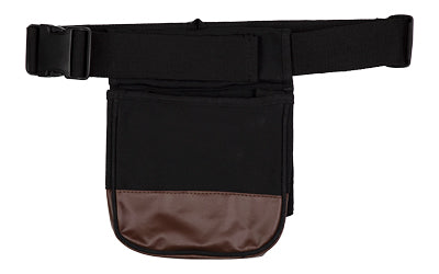 US PeaceKeeper Divided Shell Case Ambidextrous Pouch with Elastic Loops Black P23010