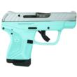 Ruger LCP II Handgun 22 LR 10rd Magazine 2.75" Barrel Crushed Silver Slide with Robin's Egg Blue Frame
