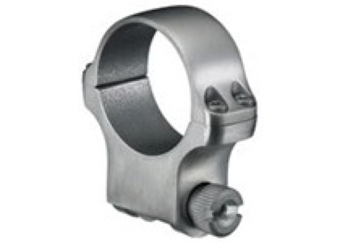 Ruger M77 2-Piece 5B/6B Steel Scope Rings 1" High - Stainless Steel Finish