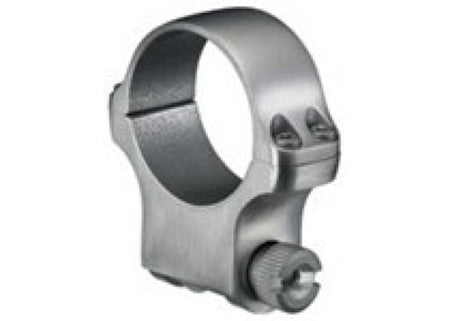 Ruger M77 2-Piece 5B/6B Steel Scope Rings 1" High - Stainless Steel Finish