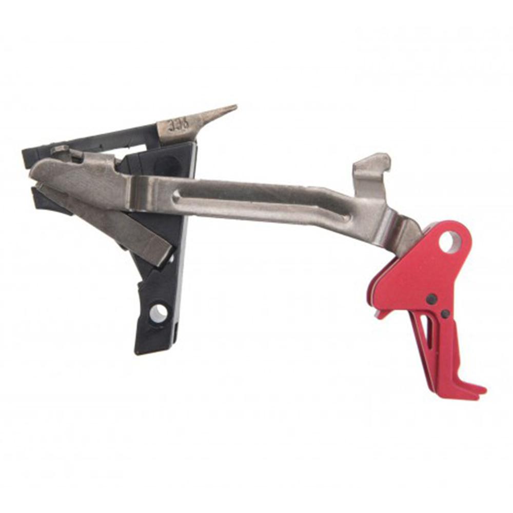 CMC Triggers Red Flat Slimline Trigger Drop-In Kit for Glock 43 Pistol