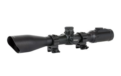UTG AccuShot 4-16X 44mm 30mm Tube Rifle Scope with 36-Color Mil-Dot Reticle, Black Finish
