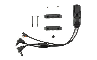 Unity Tactical AXON SYNC, Link 7" Dual Lead Momentary Switch, DBAL Laser & USB-C, Fits Picatinny Rail, Black AXNS-UCD7B