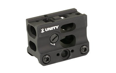 Unity Tactical FAST Micro-SB 2.26" Red Dot Mount w/ Backup Iron Sights, Duty RDS Footprint, Anodized Black