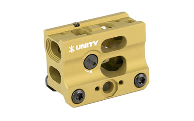 Unity Tactical FAST Micro-SB 2.26" Red Dot Mount w/ Backup Iron Sights, Duty RDS Footprint, FDE Anodized