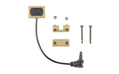 Unity Tactical ModButton Lite Momentary Switch, 4.5" Crane Laser Cable, Fits Picatinny Rail, Flat Dark Earth MBL-FDE-CL-4.5