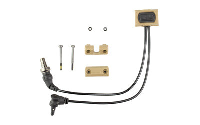 Unity Tactical ModButton Lite SYNC Momentary Switch, 7" Dual Lead, SureFire and Crane Laser, Picatinny, Flat Dark Earth MBL2-FDE-SF-CL-7