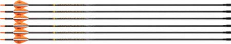 Victory Archery VAP TKO Elite Arrows Spine 400 Fletched 6-Pack