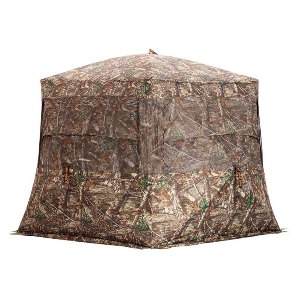 Rhino Low Hub Blind Mossy Oak Country Camo - 300D Fabric, Backpack Carry Case Included