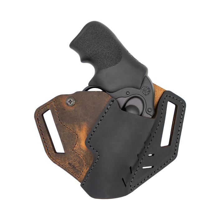 Versacarry Ruger LCR OWB Revolver Holster Brown and Black RH