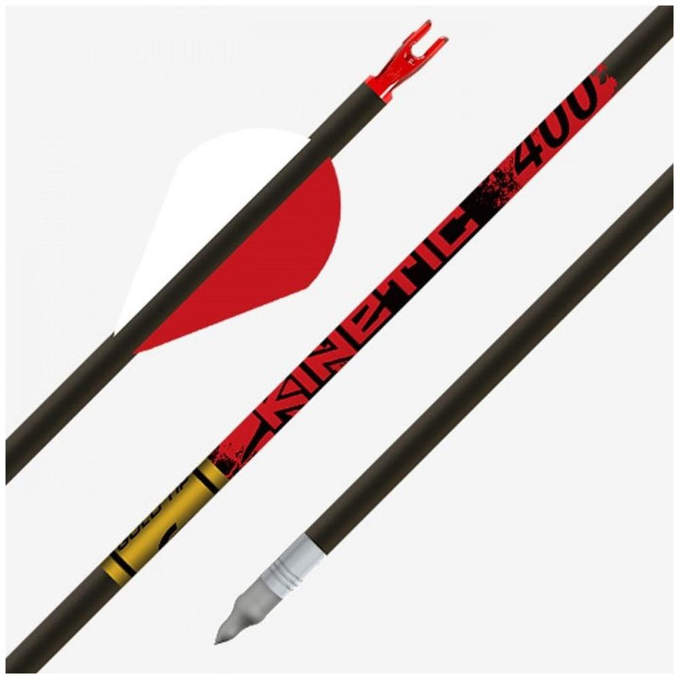 Gold Tip Kinetic Spine 500 2-Inch Raptor Vane Arrows Half Dozen