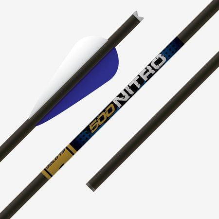 Gold Tip Nitro Crossbow Bolt 22-Inch 4" Duravanes Moon Nocks Half Dozen