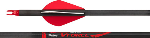 VICTORY ARCHERY VFORCE SPORT 300 ARROW FLETCHED 6PK