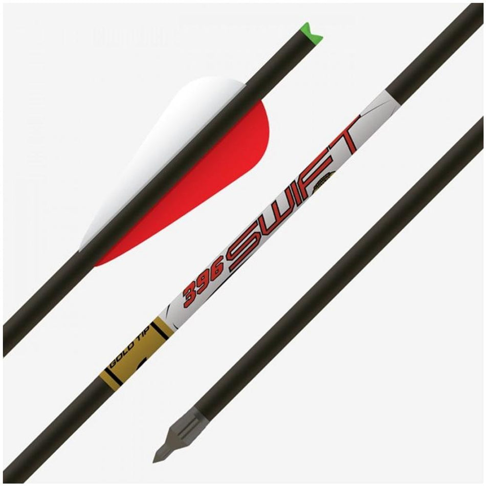 Gold Tip Swift Crossbow Bolts 22 Inch 4-Inch Duravanes 6 Count