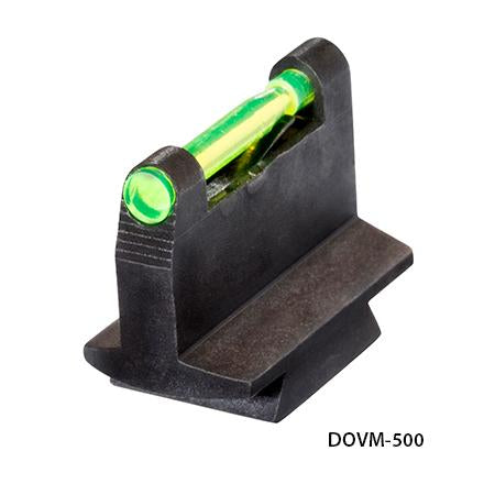 HIVIZ Universal Dovetail Front Rifle Sight Interchangeable Green and Red LitePipes