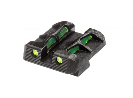HIVIZ LiteWave Glock Rear Sight Green LitePipe for 9mm .40 S&W and .357 Sig Models