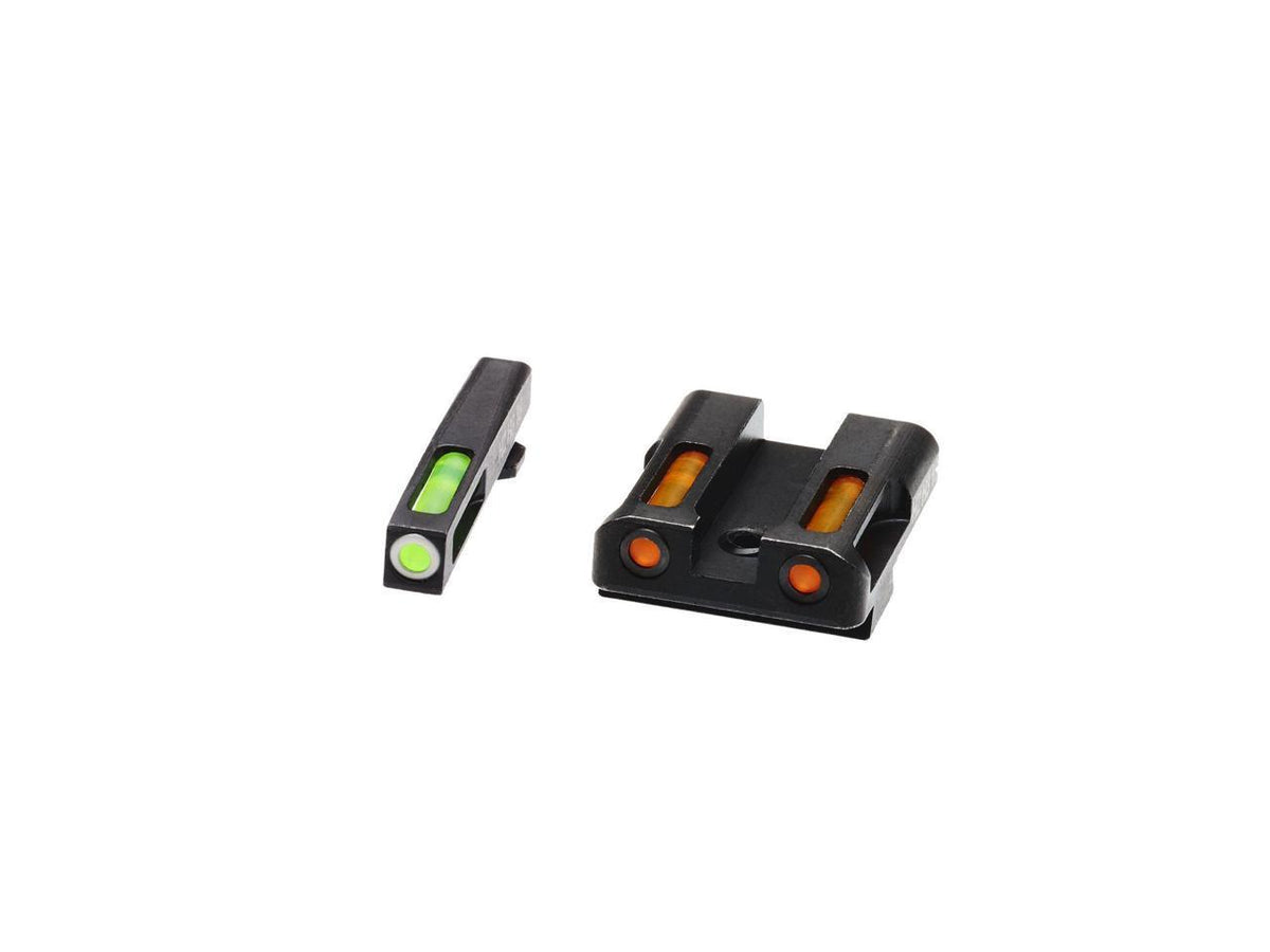 HIVIZ LiteWave H3 Day/Night Front Sight for Glock 9mm 40 S&W .357 Sig Orange Green White