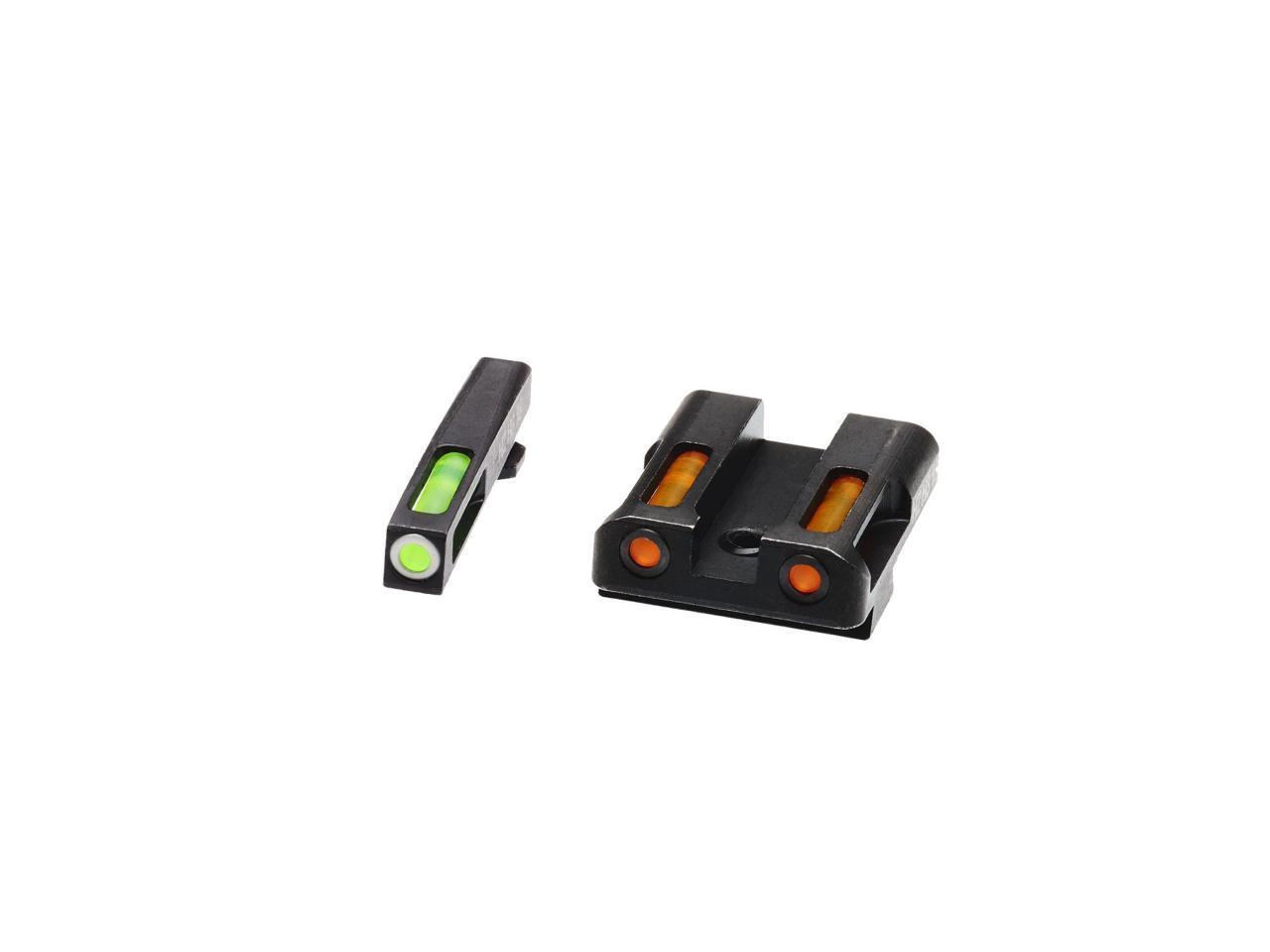 HIVIZ LiteWave H3 Day/Night Front Sight for Glock 9mm 40 S&W .357 Sig Orange Green White
