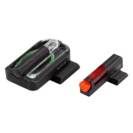 HIVIZ FASTDOT H3 Day/Night Handgun Sight Red Front Green Rear for Smith & Wesson M&P and Shield Plus