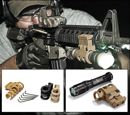 Viking Tactics VTAC Picatinny Light Mount in Black