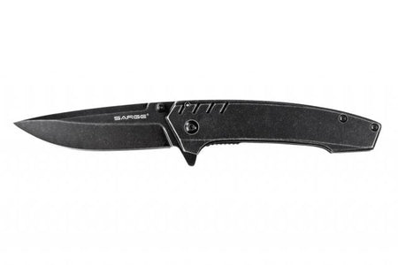Sarge Knives Stone Folder - 3.25" Stonewash 440C Blade with Frame Lock