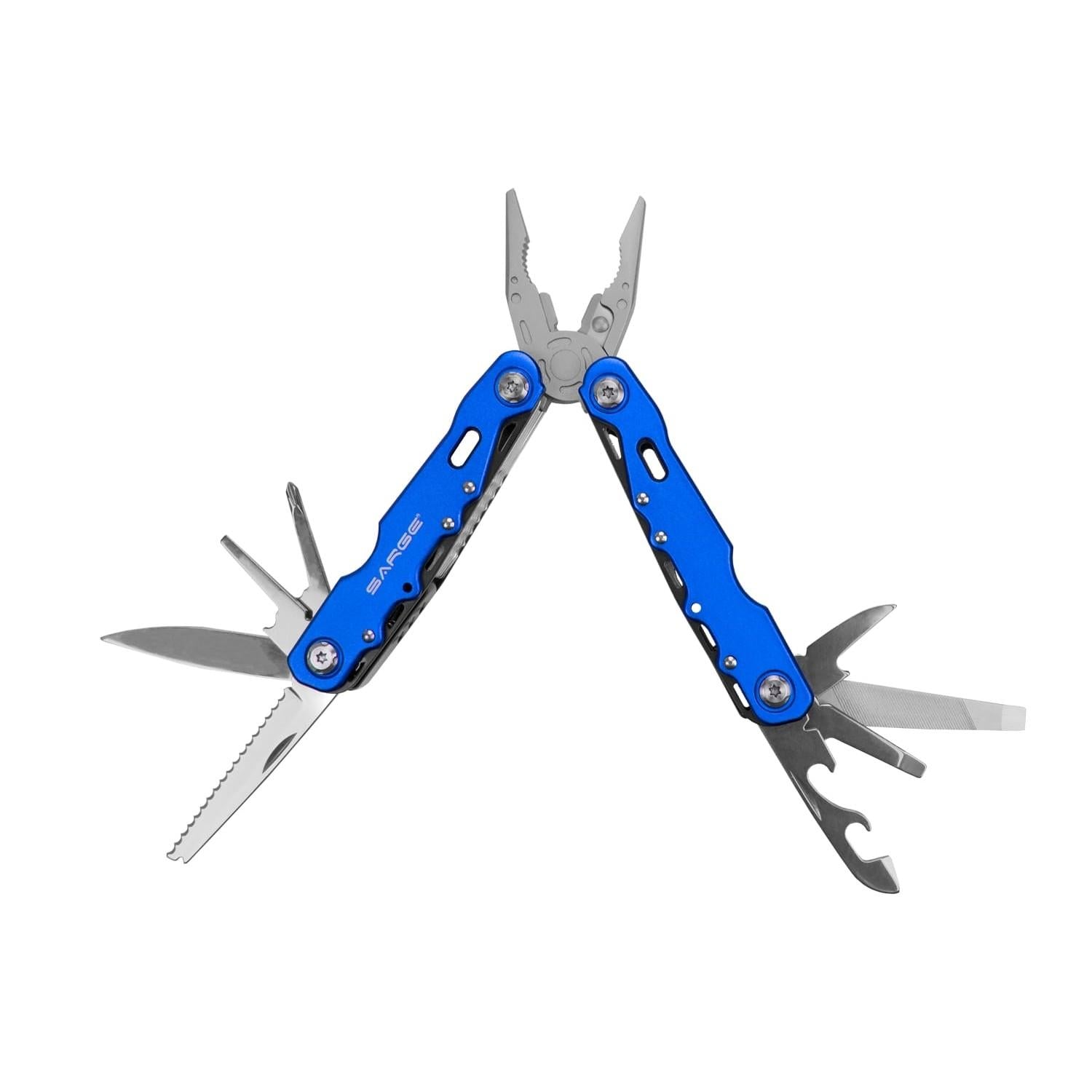 Sarge Knives Blue Force Tactical Multi-Tool 14 Functions Blue