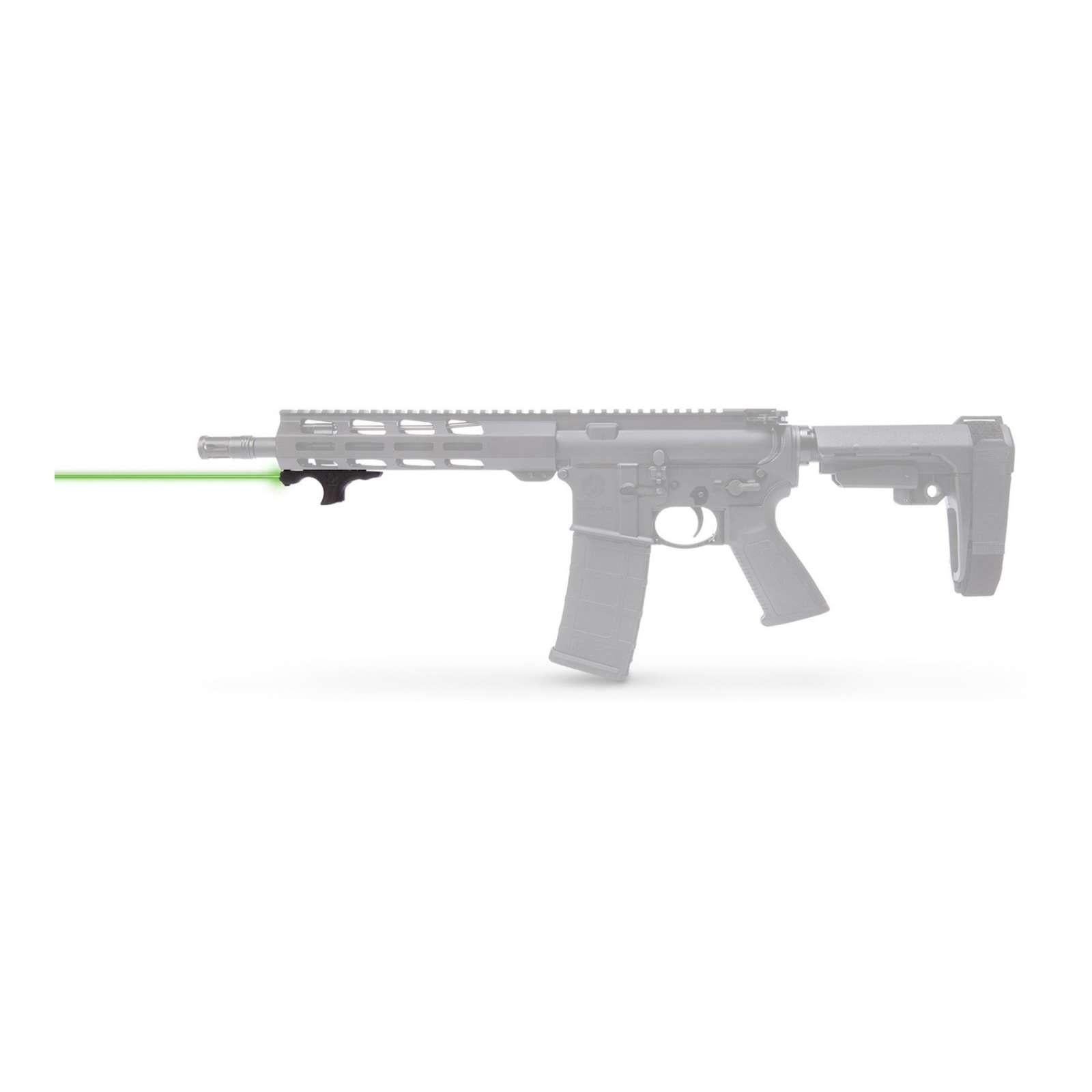 Viridian HS1 Hand Stop Integrated Green Laser Black Picatinny Mount