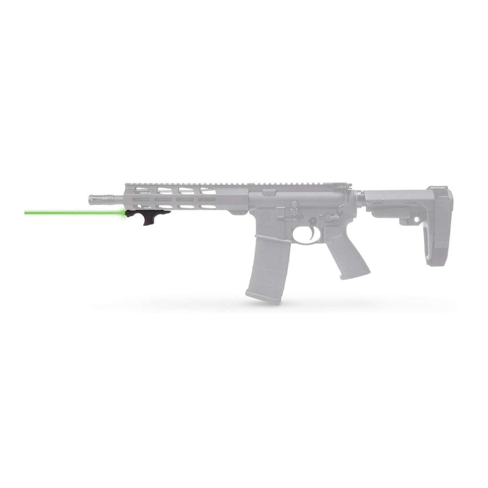 Viridian HS1 Hand Stop Integrated Green Laser Black Picatinny Mount